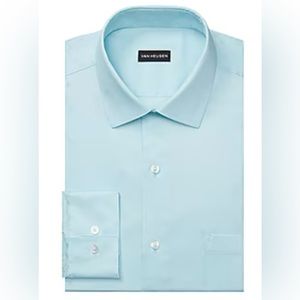 Van Heusen Big and Tall Mens Tall Fit Stretch Fabric Long Sleeve Dress S…